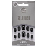 Elegant Touch Nail Glue Midnight Black bottle - British product
