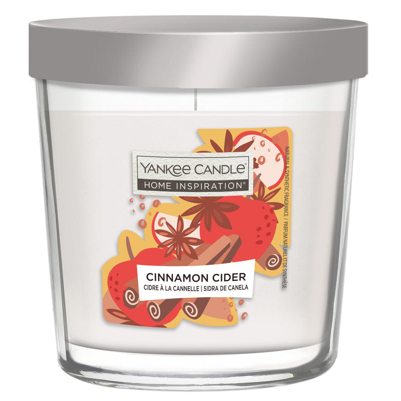 Yankee Candle Cinnamon Cider tumbler scented candle (British brand)