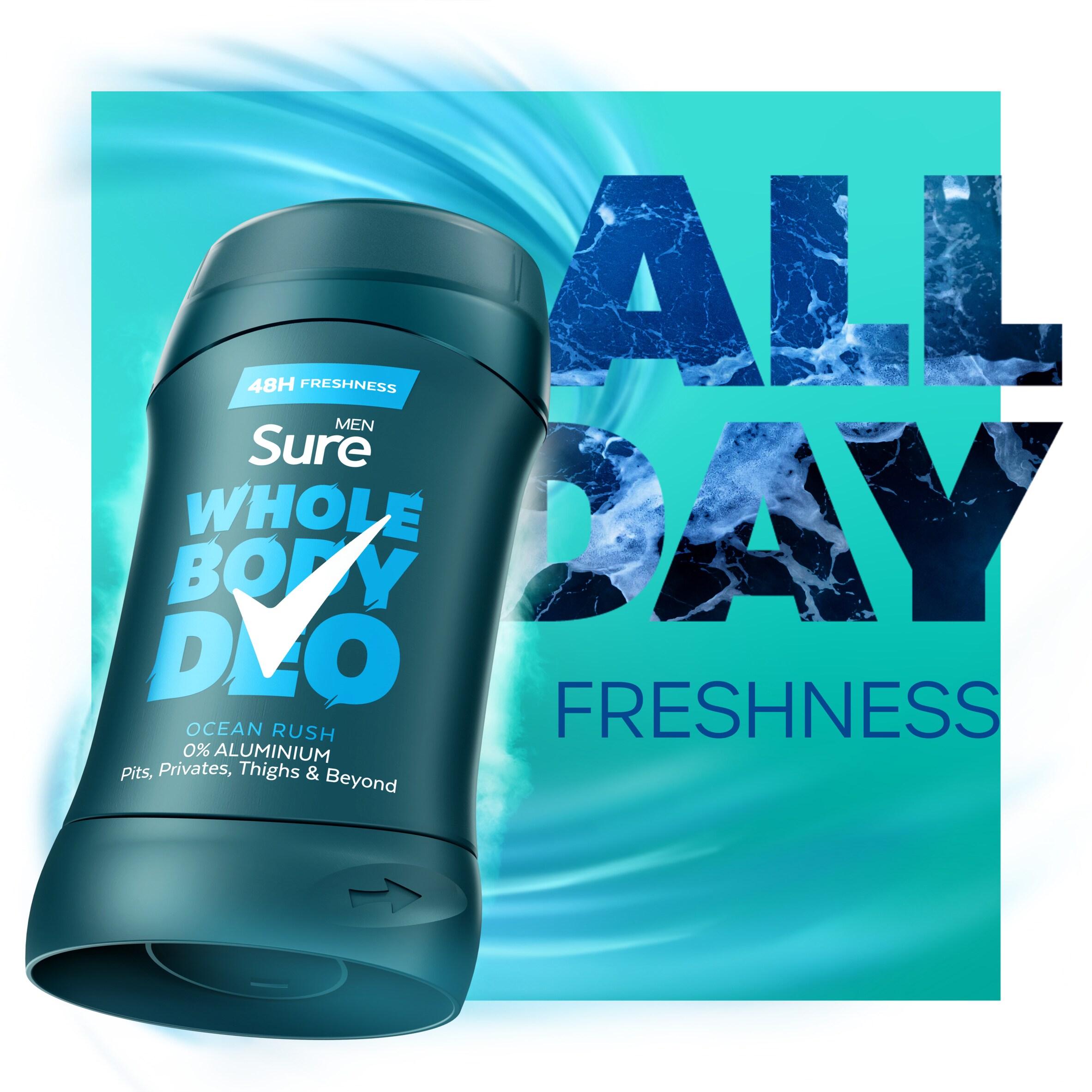 Sure Ocean Rush whole body deodorant stick 50ml (British brand)