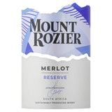 Mount Rozier Merlot Reserve red wine 75cl (British brand)