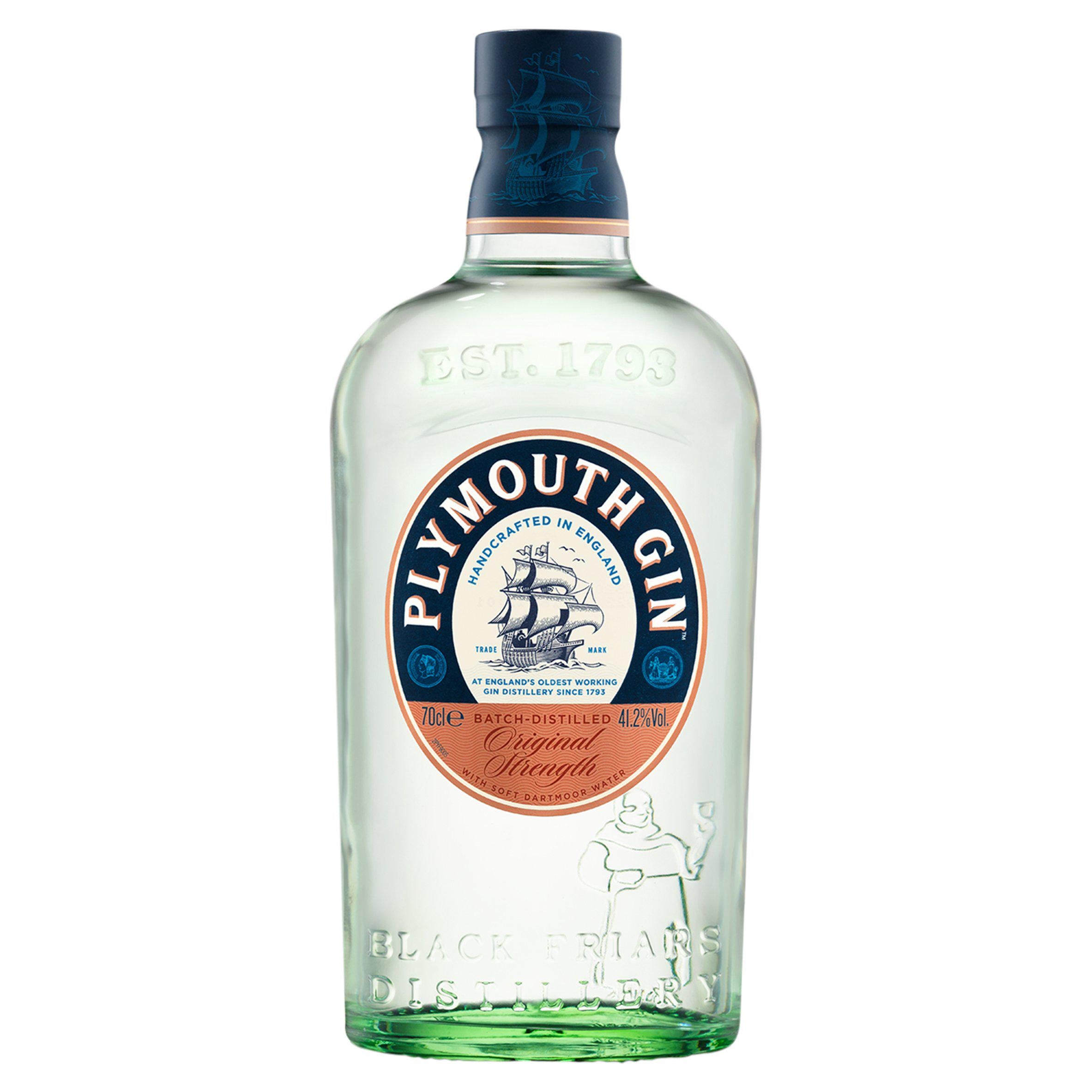 Plymouth original strength gin 70cl - British product