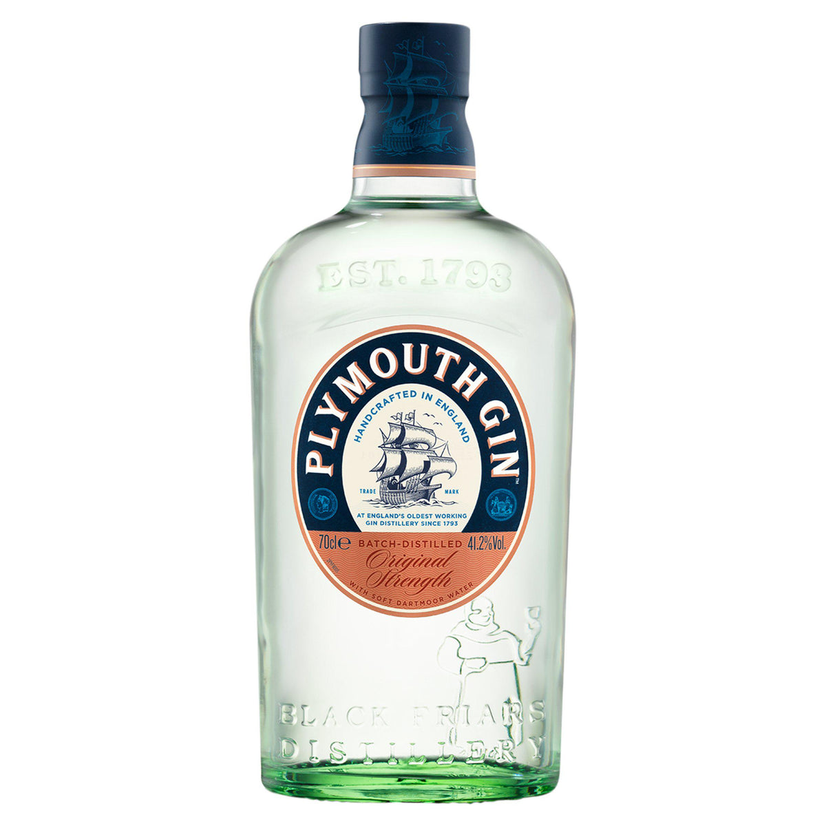 Plymouth original strength gin 70cl - British product