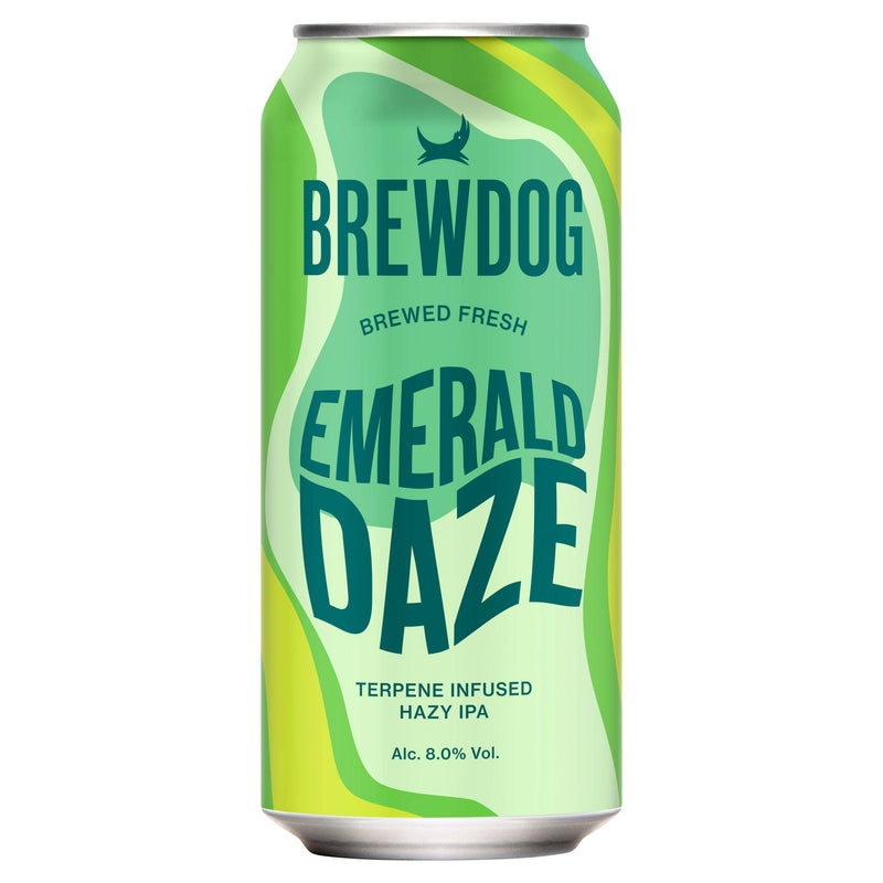 BrewDog Emerald Daze hazy IPA beer 440ml can, imported from the UK