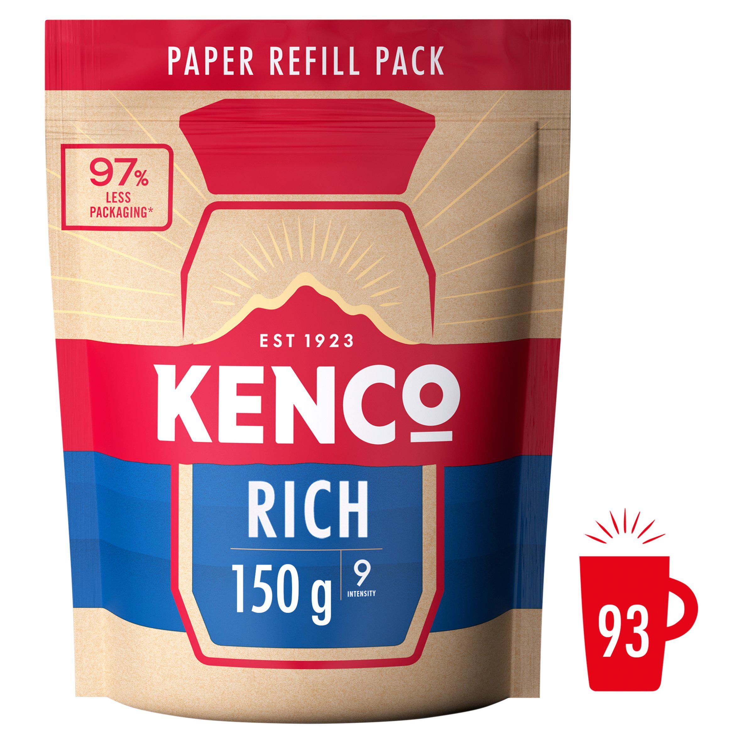 Kenco Rich Instant Coffee refill 150g, UK version