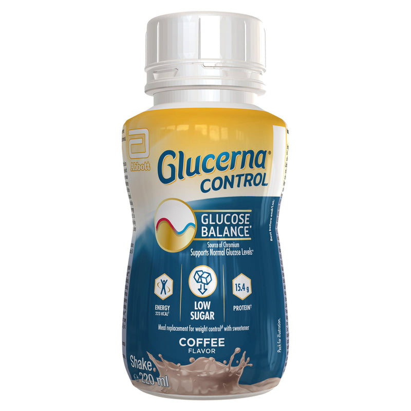Glucerna meal replacement shake coffee flavour 220ml, imported from the UK