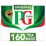 PG Tips original tea bags 160 count, imported from the UK