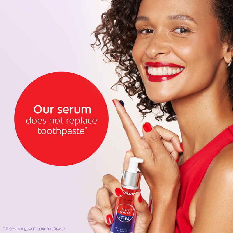 Colgate Max White Purple Serum 40ml - imported from the UK