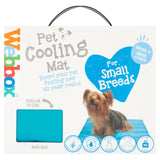 Webbox Pet Cooling Mat for Small Breeds Aqua Blue GOODS Sainsburys   