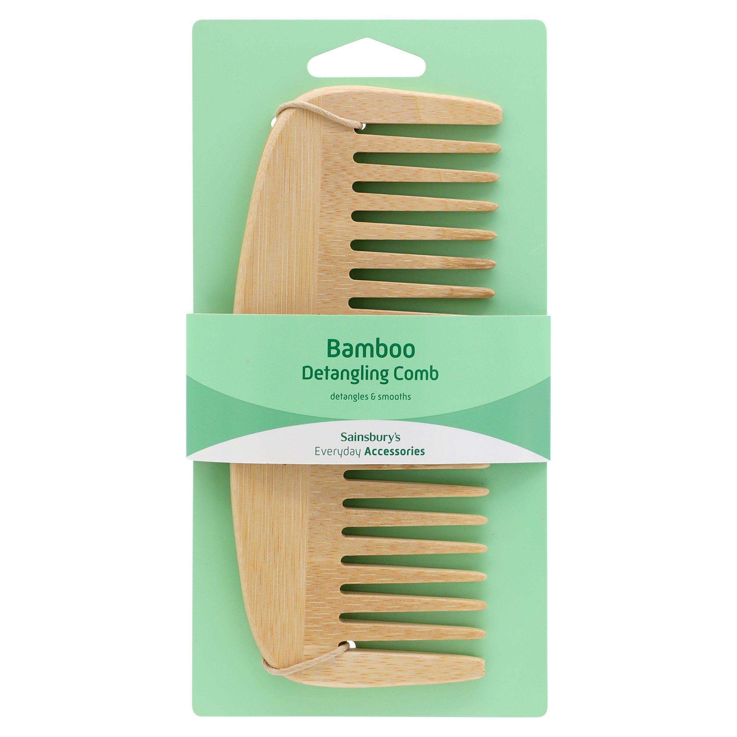 Sainsbury's bamboo wide tooth comb (British brand)