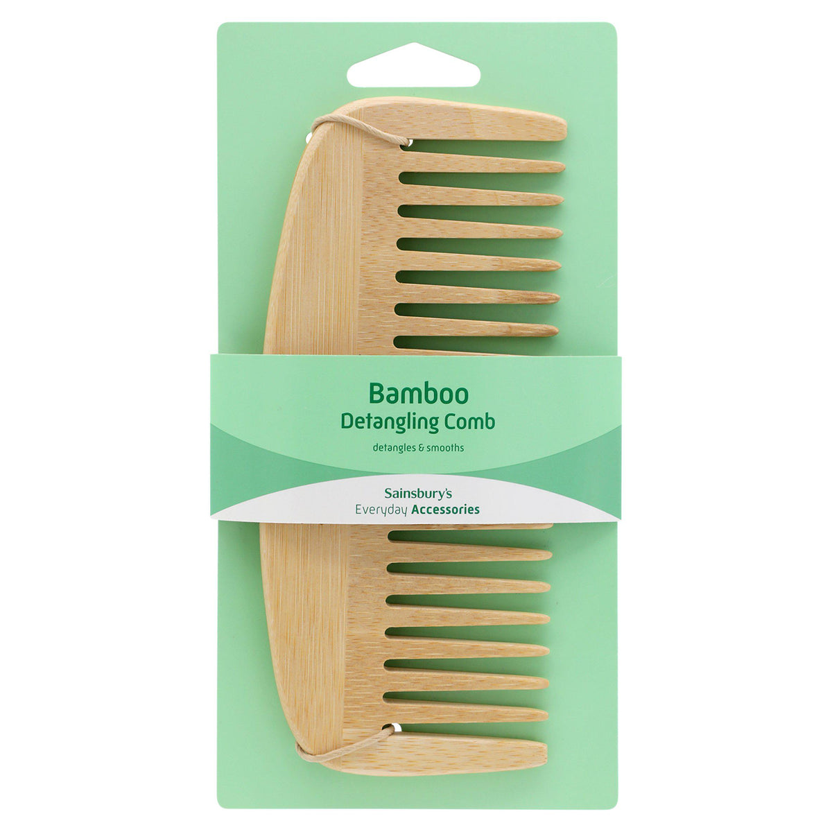 Sainsbury's bamboo wide tooth comb (British brand)