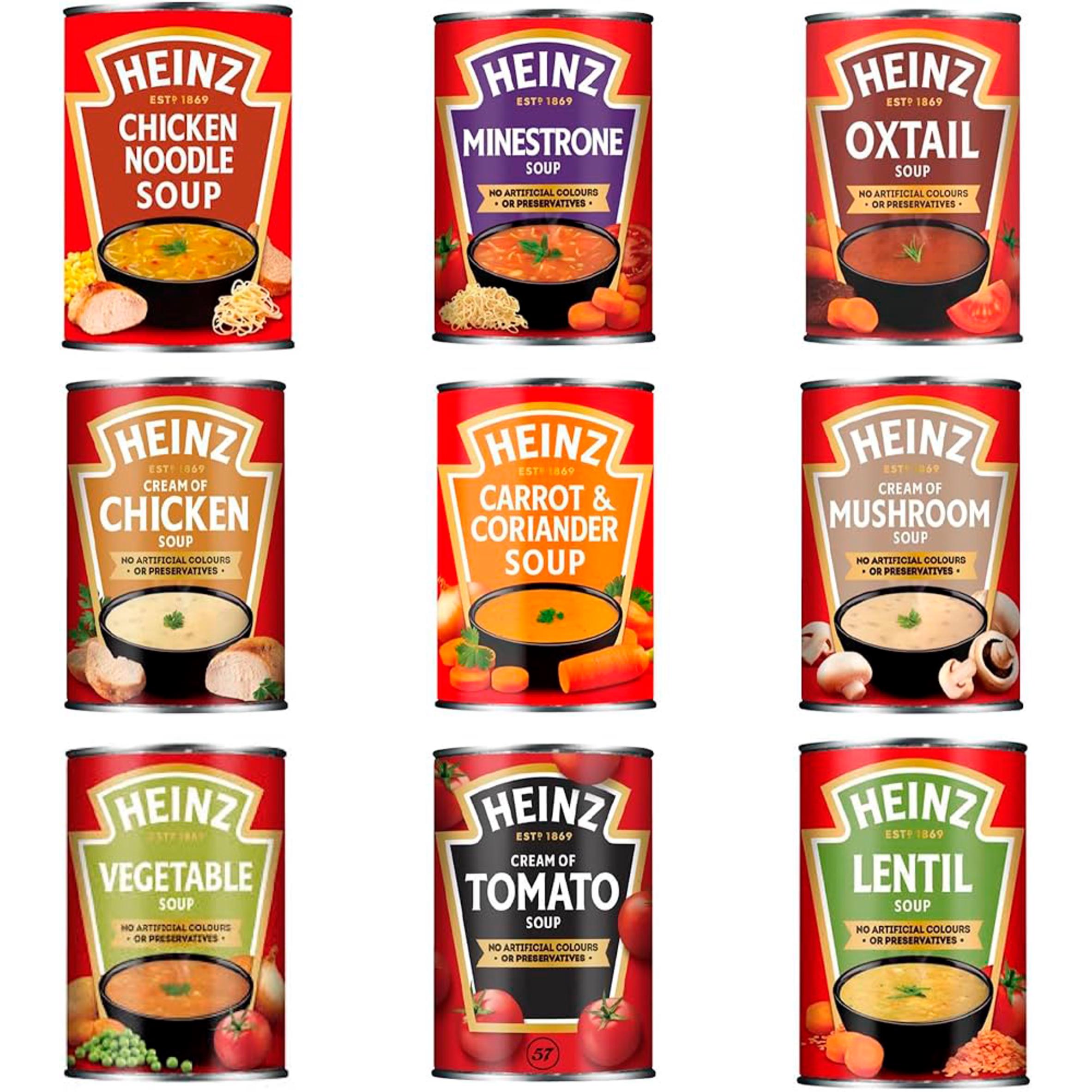 Heinz Oxtail Soup 400g standard can, UK version