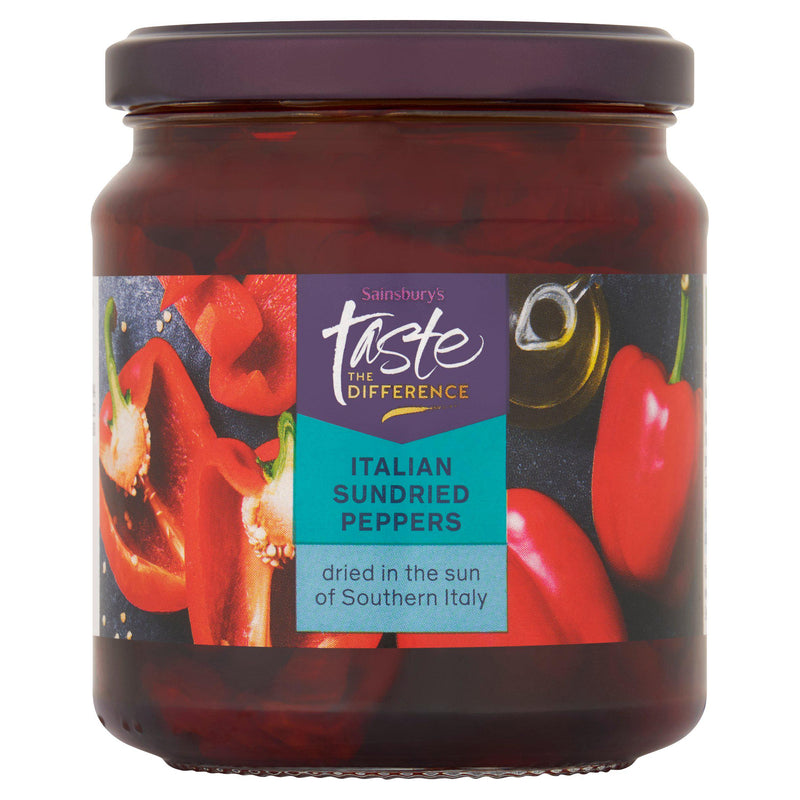 Sainsbury's Taste the Difference sun-dried peppers 280g - British product