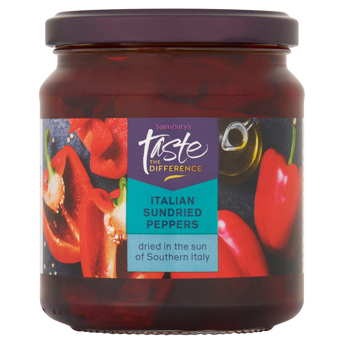 Sainsbury's Taste the Difference sun-dried peppers 280g - British product