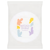 Sainsbury's white massage sponge, imported from the UK
