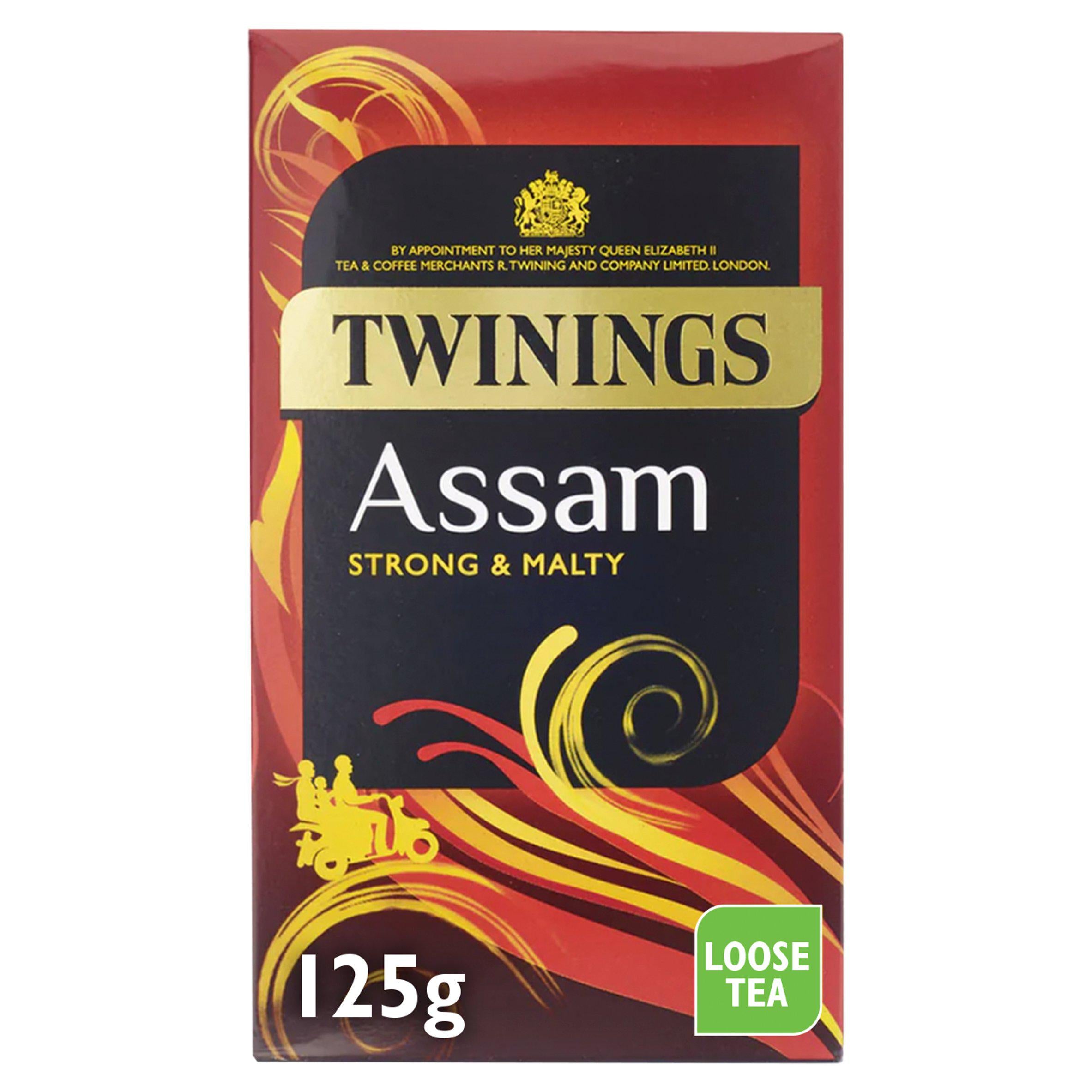 Twinings Assam loose tea 125g, imported from the UK