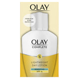 Olay Complete Moisturise & Glow Face Neck Lotion For Sensitive Skin with SPF15 100ml GOODS Sainsburys   