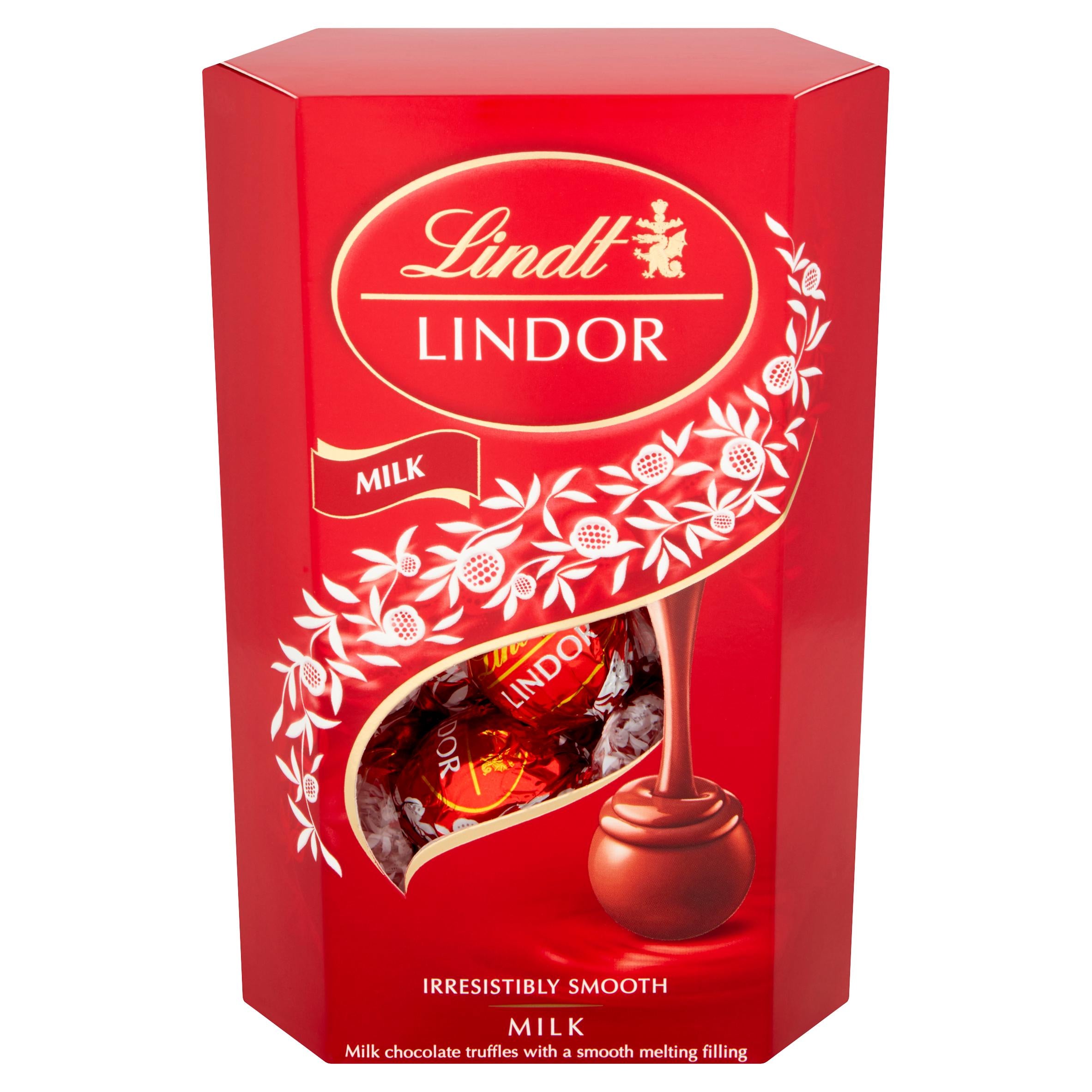 Lindt Lindor milk chocolate truffles 200g, UK version