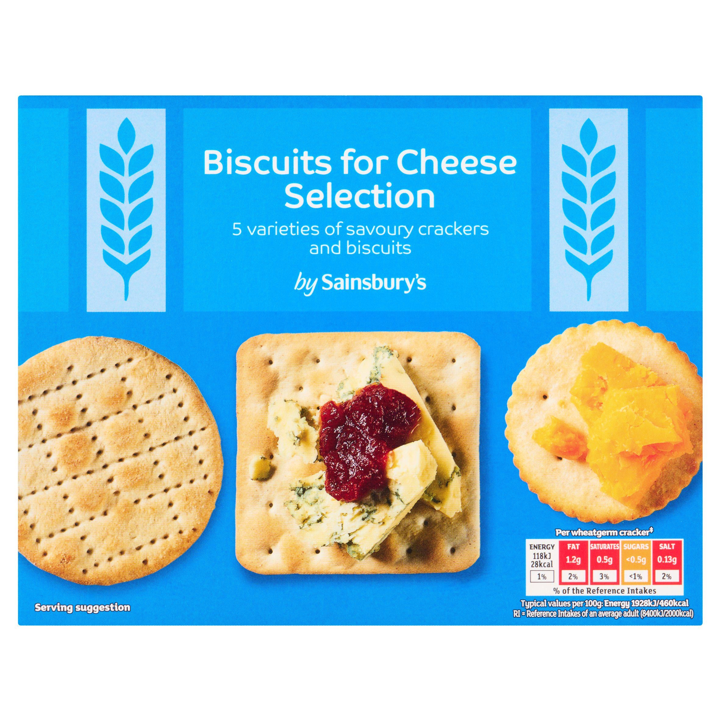 Sainsbury's cheese selection biscuits 200g - British product