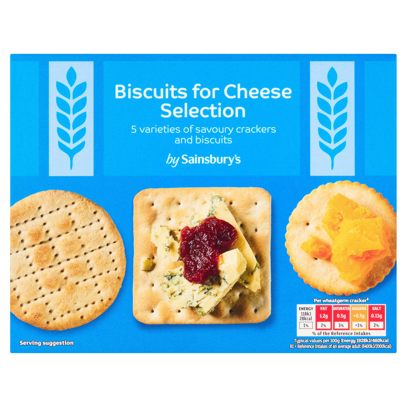 Sainsbury's cheese selection biscuits 200g - British product