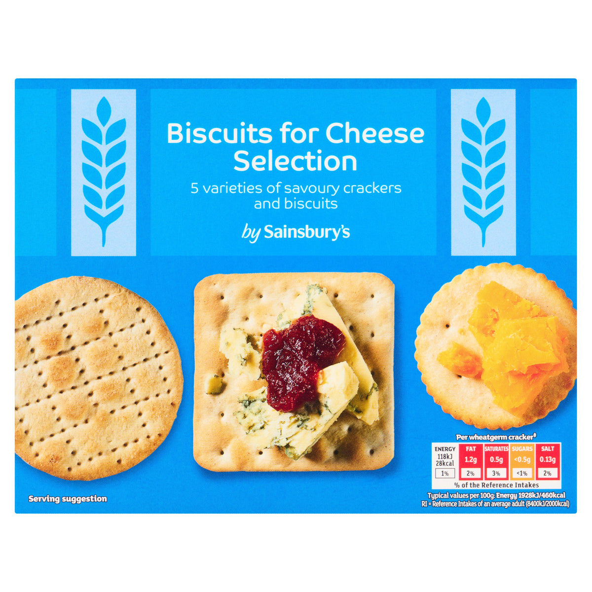 Sainsbury's cheese selection biscuits 200g - British product