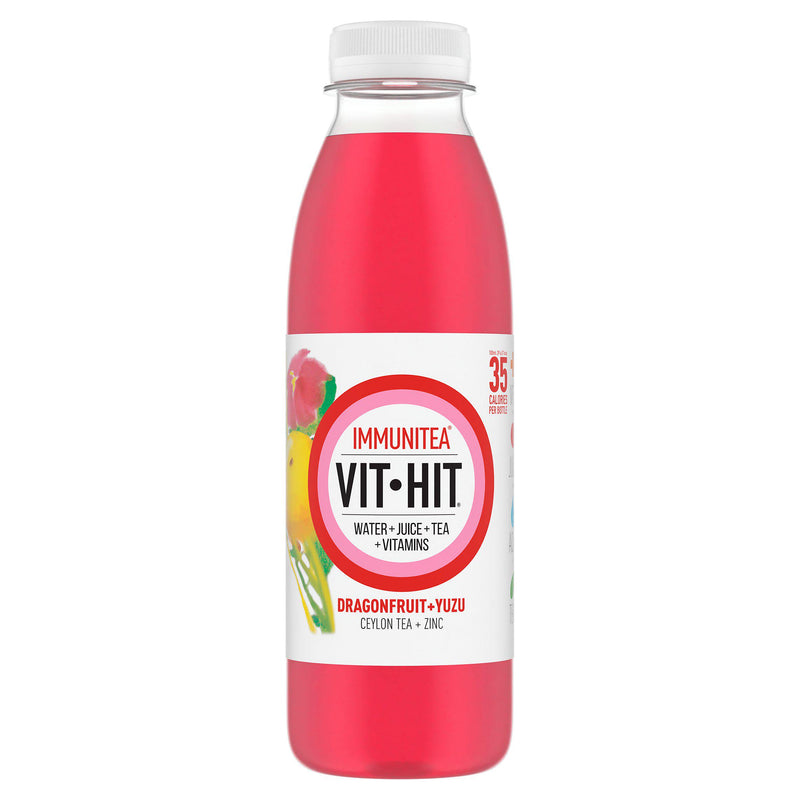 Vit Hit Immunitea dragonfruit yuzu drink 500ml - British product