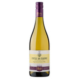 Sainsbury's Côtes du Rhône white wine 75cl, imported from the UK