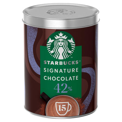 Sainsburys Starbucks Signature 42% Cocoa Hot Chocolate Powder Tin 330g- Buy online at McGrocer