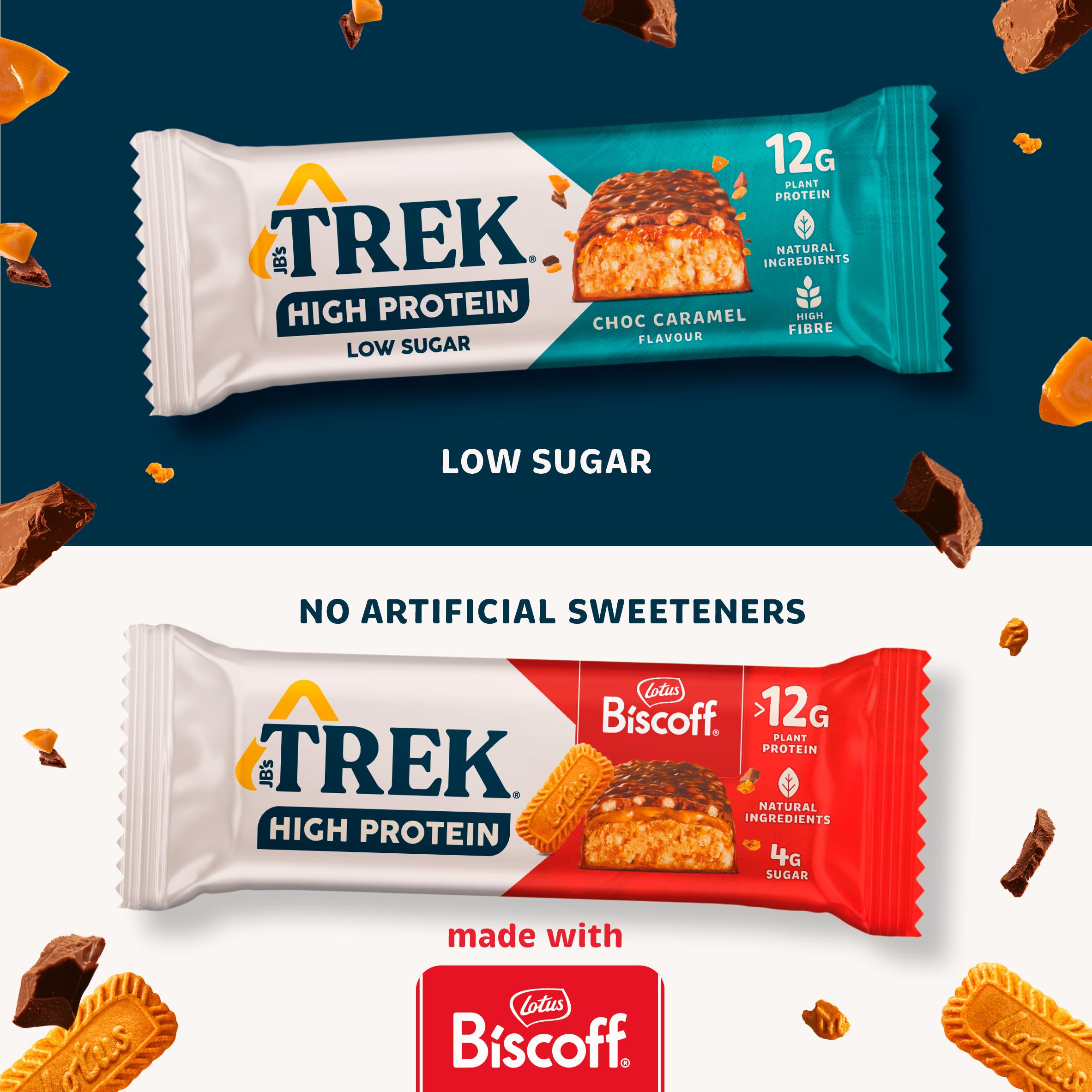 Trek High Protein Biscoff bar 3x44g, UK version
