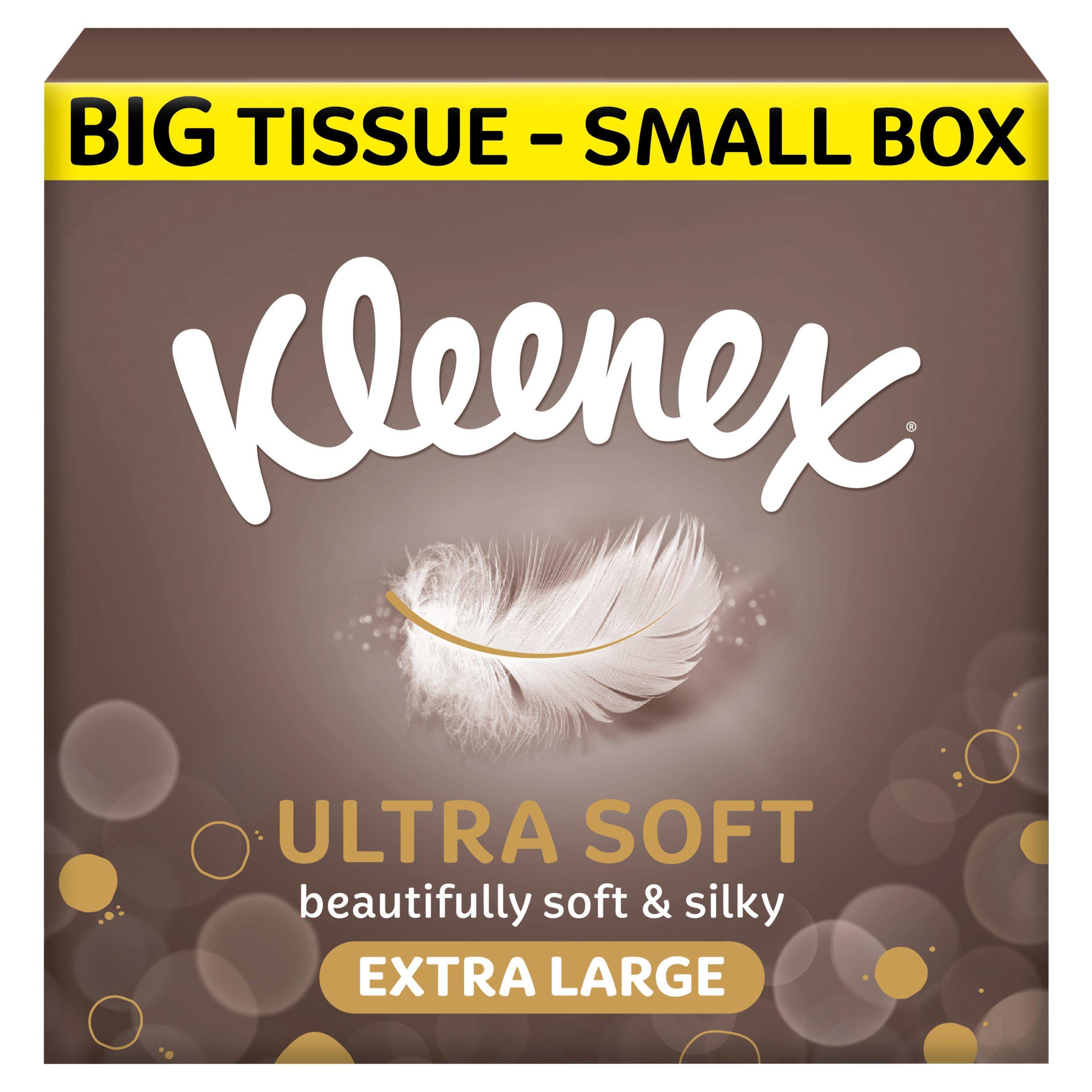Kleenex Ultra Soft tissues extra large box 40 sheets (British brand)