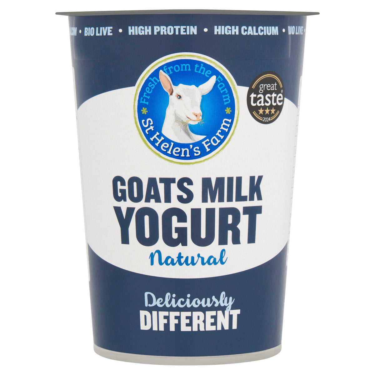 St Helen's Farm goat's milk yogurt natural 450g (British brand)