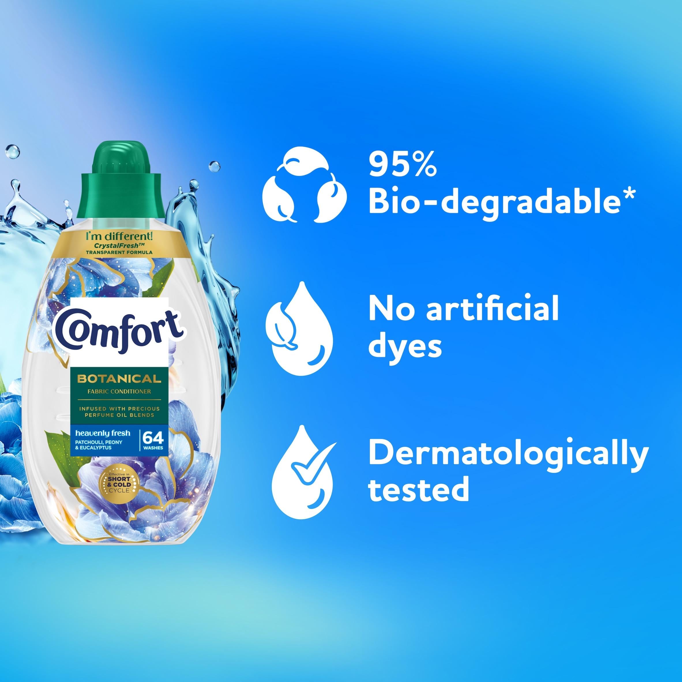 Comfort Botanical Fabric Conditioner Heavenly Fresh 960ml - British product