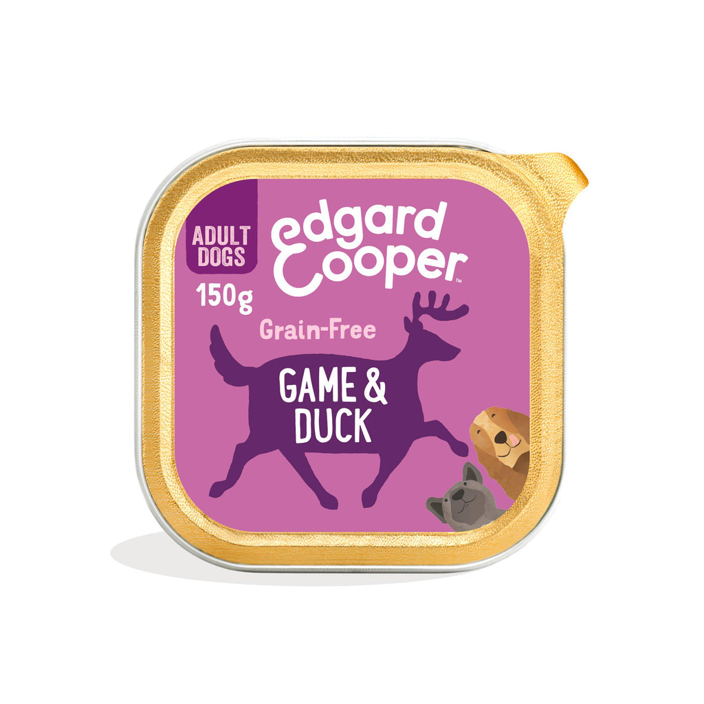 Edgard & Cooper Delicious Game & Duck with Cranberry & Beetroot for Adult Dogs 150g