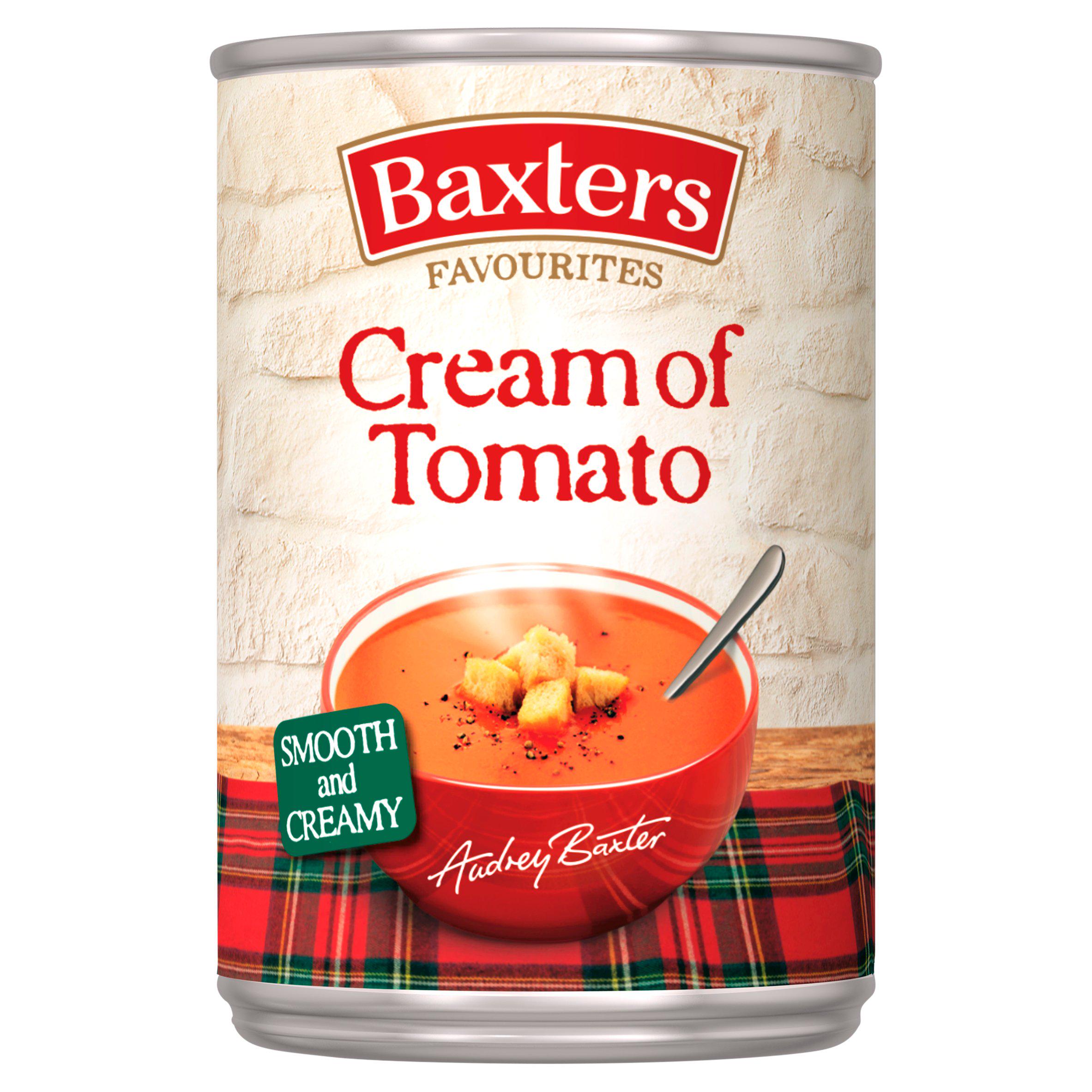 Baxters Tomatencremesuppe 400g Dose, britische Marke