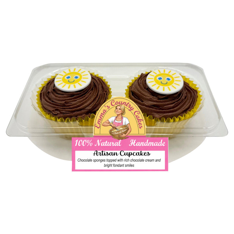 Emma's Country Cakes handmade cupcakes two pack, UK version