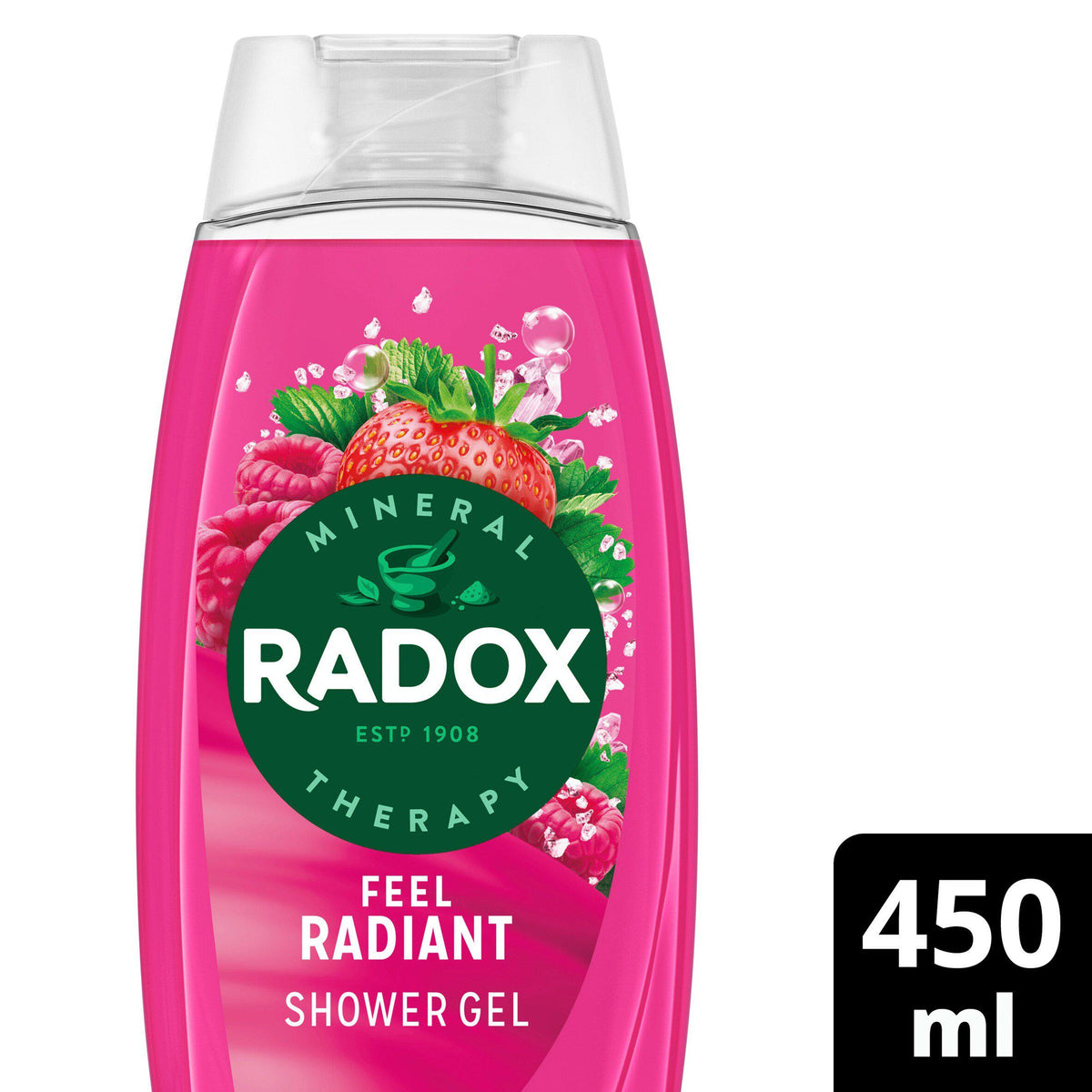 Radox Feel Radiant shower gel 450ml (British brand)