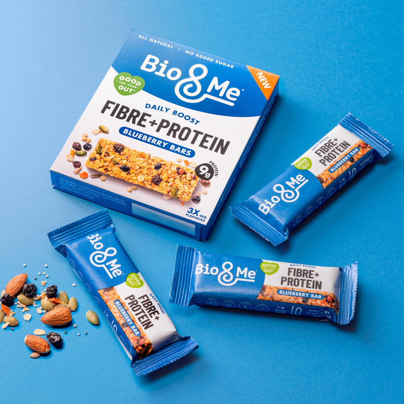 Bio&Me blueberry flapjack bars multipack 3x40g (British brand)