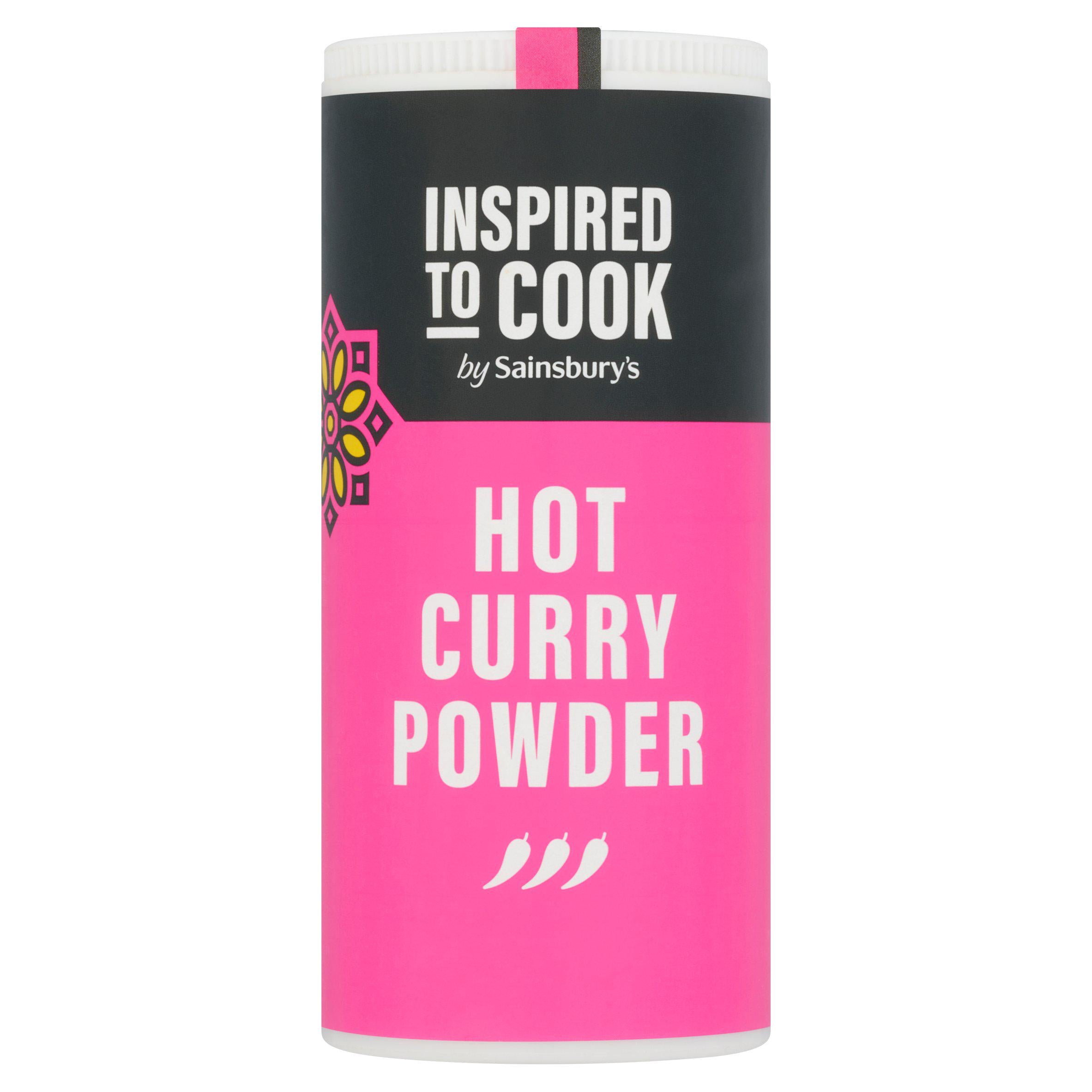 Sainsbury's hot curry powder 83g, imported from the UK