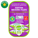 Sainsbury's mackerel sweet chilli lime 125g, imported from the UK