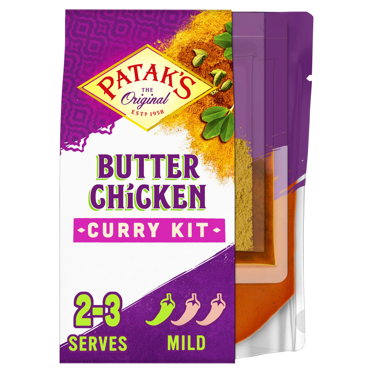 Patak's butter chicken curry kit 270g, imported from the UK