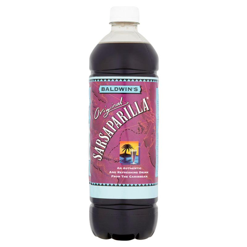 Baldwin's sarsaparilla flavoured soft drink concentrate 1L, UK version