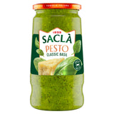 Sacla Classic Basil Pesto 290g, imported from the UK