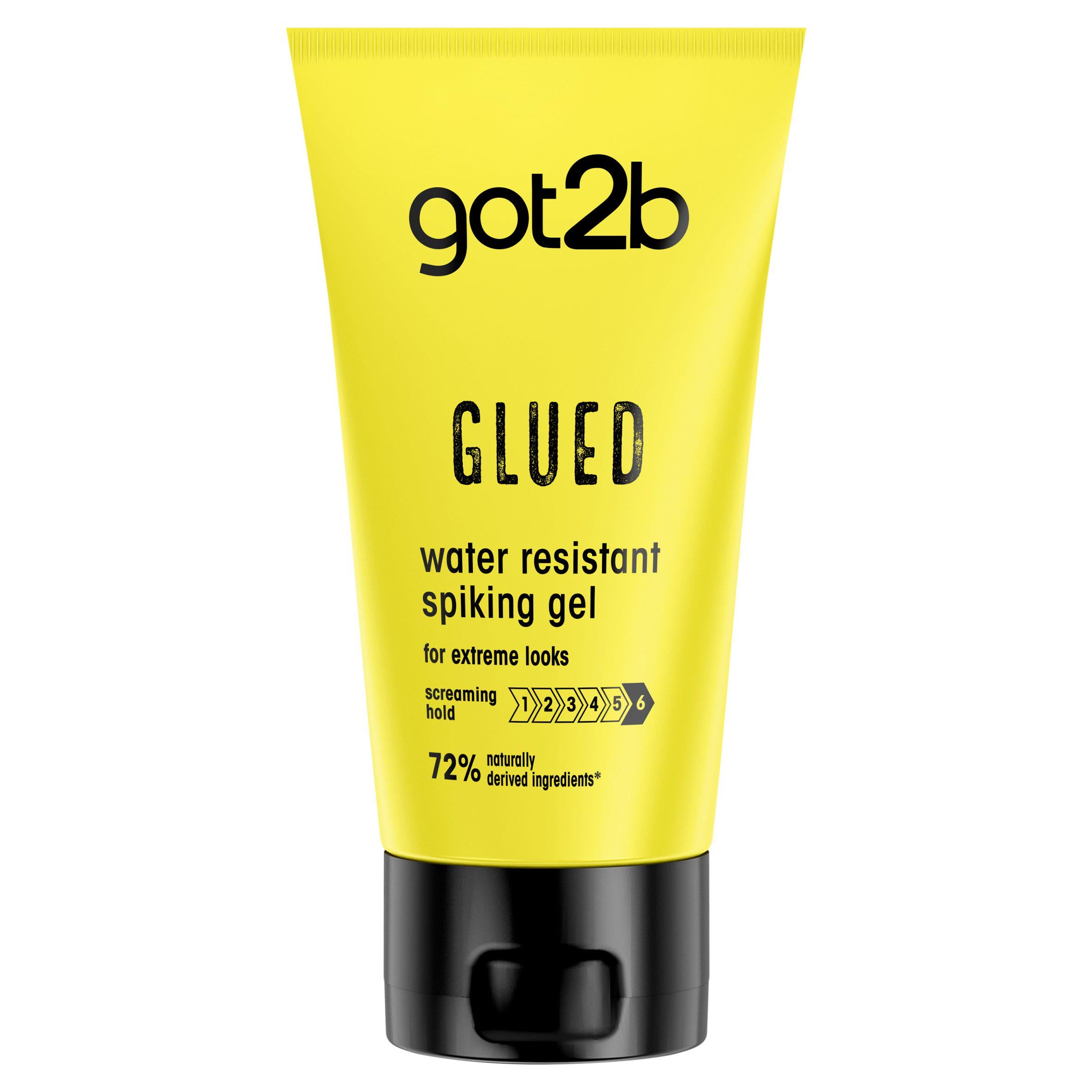 got2b water resistant spiking hair gel 150ml - British product