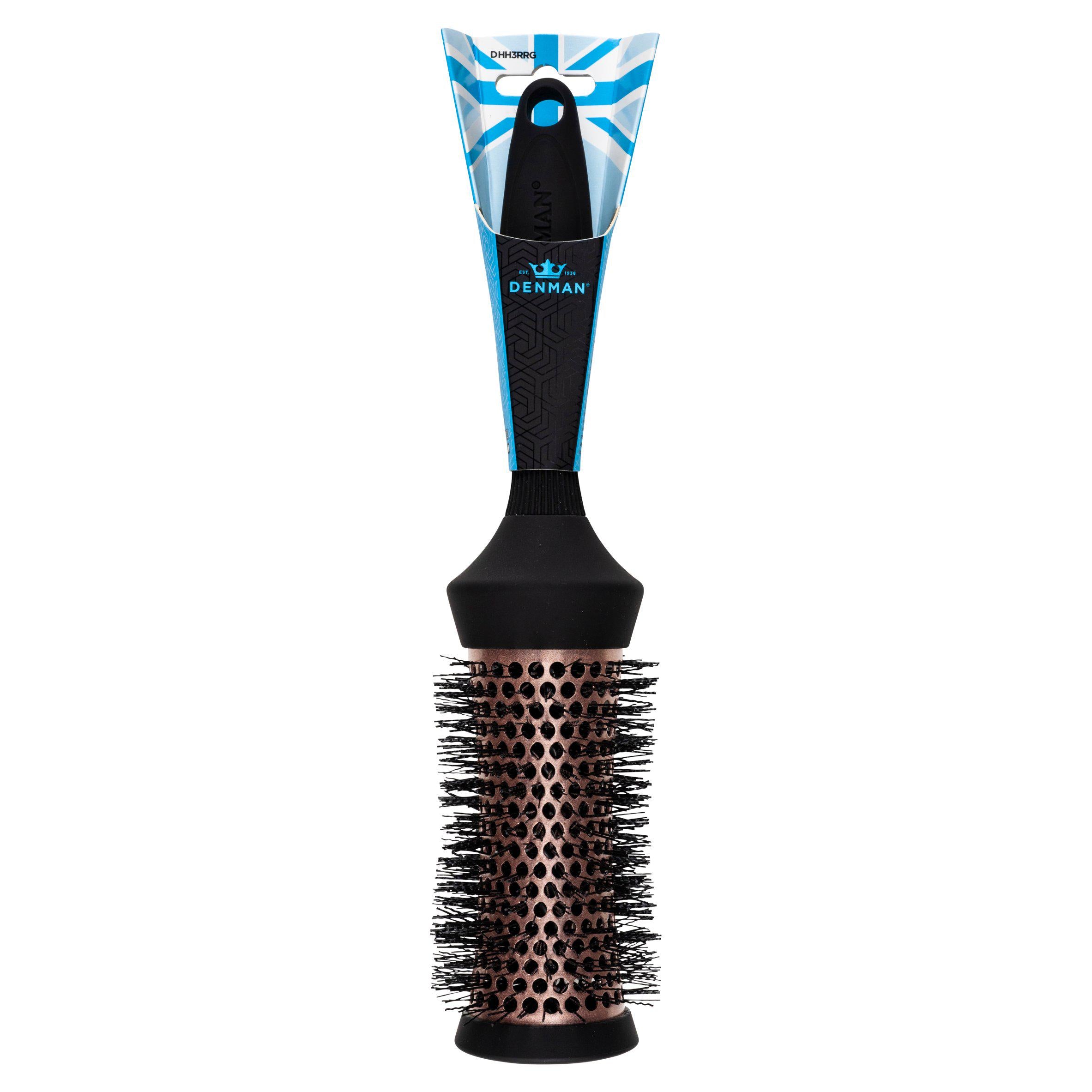 Denman rose gold medium head hugger hairbrush (British brand)