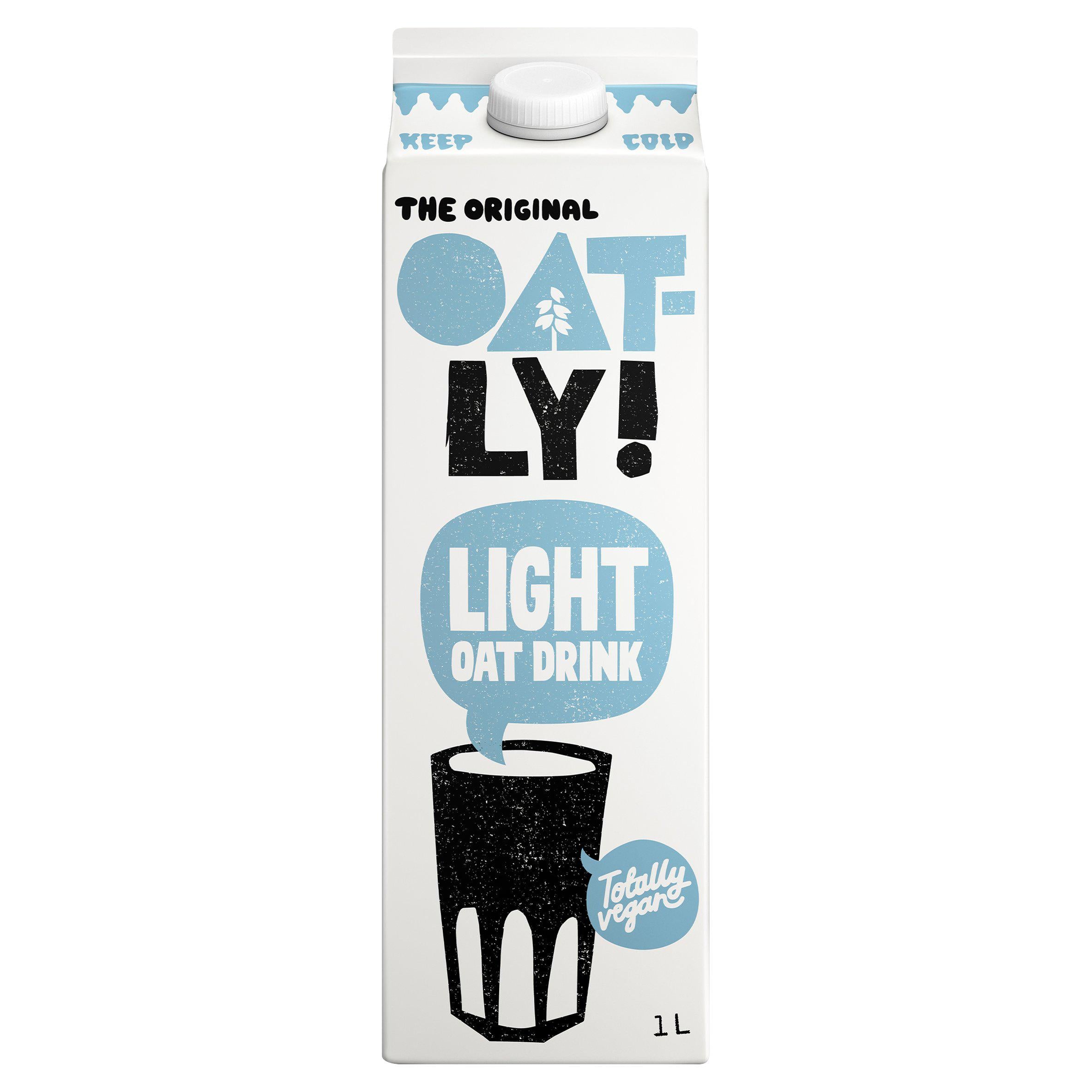 Light Low-Fat Oat Drink with Added Vitamins and Minerals 1L Chilled