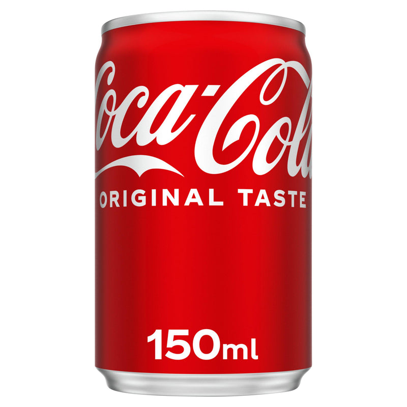 Coca-Cola Original Taste 150ml can, imported from the UK