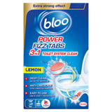 Bloo toilet fizz tabs lemon 8 pack - British product