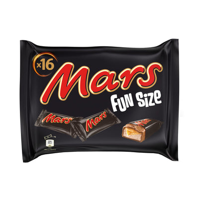 Sainsburys Caramel Nougat and Milk Chocolate Funsize Snack Bars Multipack (16 x 18g)- Buy online at McGrocer