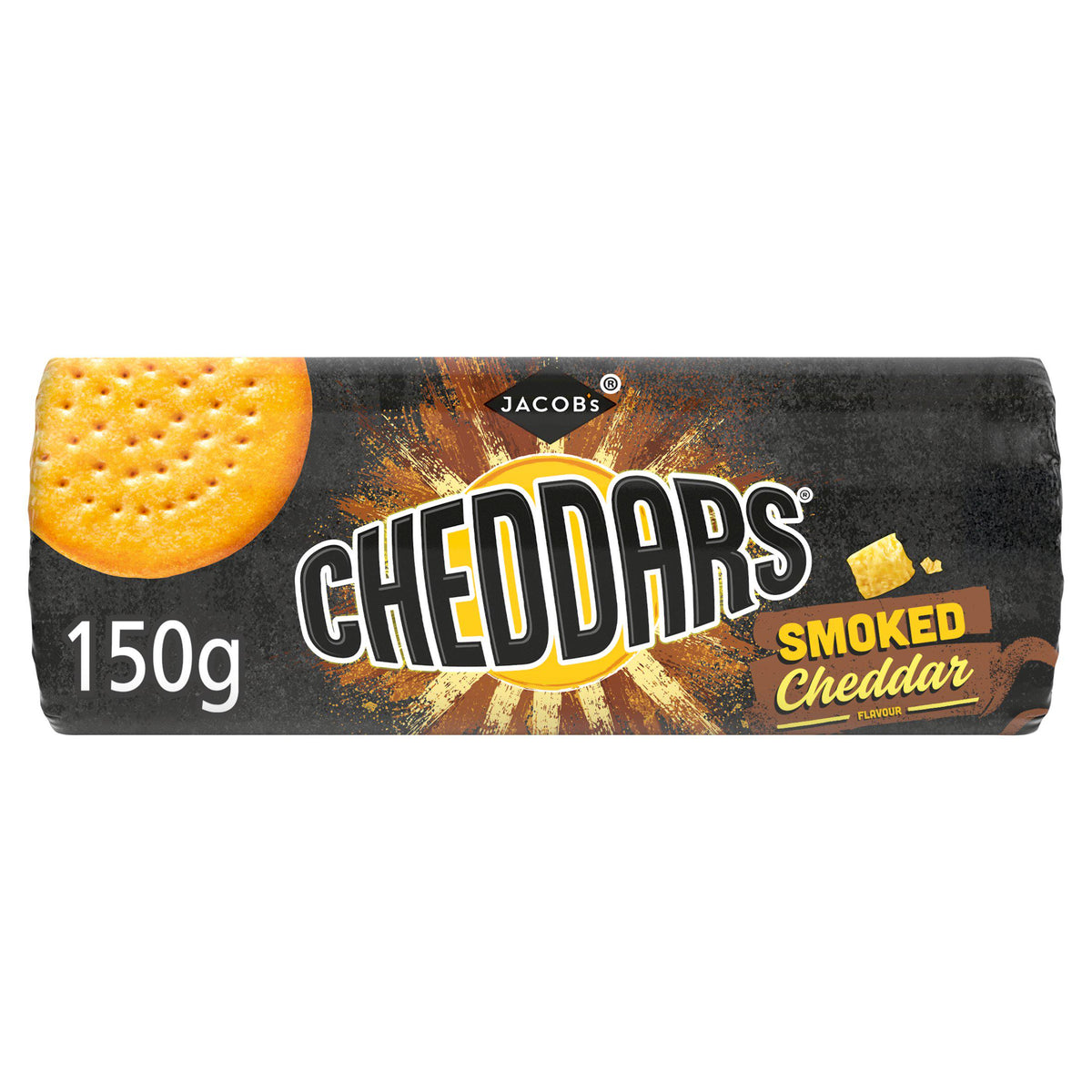 Jacob's baked cheddars smoked cheddar flavour 150g, UK version