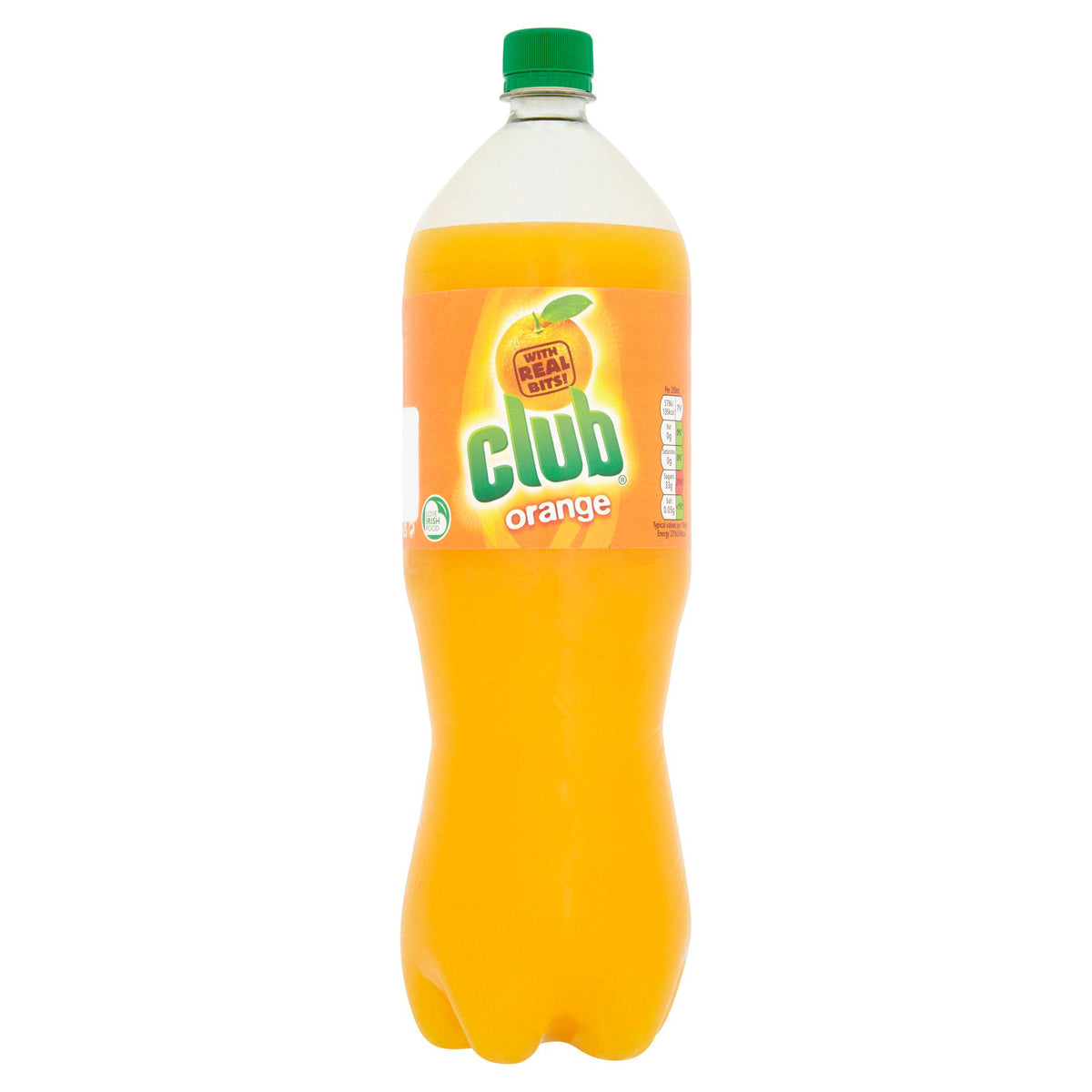 Club Orange 1.75L carbonated orange soft drink (British brand)