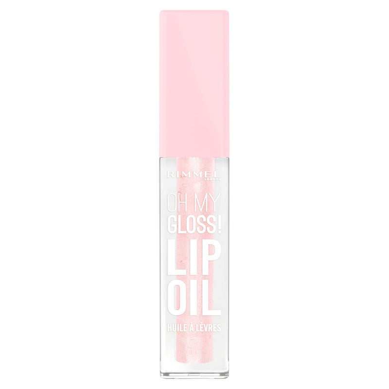 Rimmel London Oh My Gloss lip oil Pink Sugar 4.5ml, imported from the UK